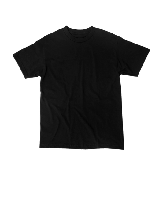 Blank Black T-Shirt For Custom